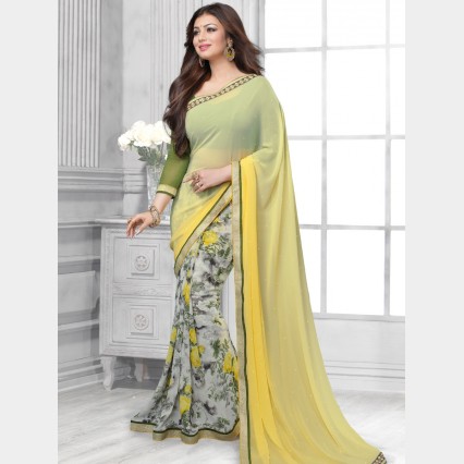 Vinay’s Soft Printed Georgette Sharee